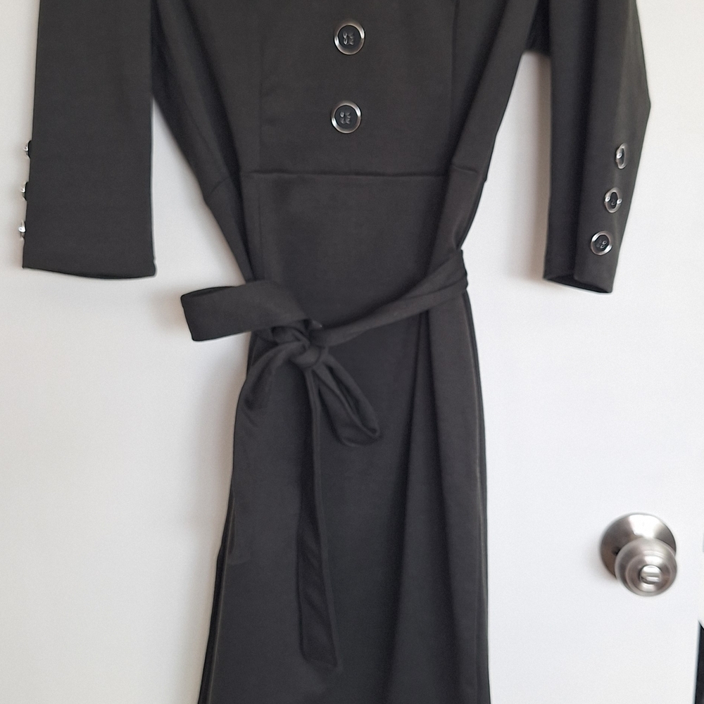 Grace Karin Womens Professional Pencil Dress With Buttons And Removable Sash M